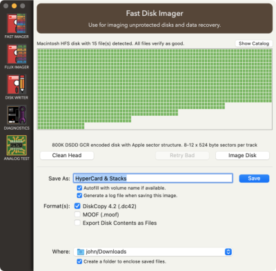 Fast Disk Imager Screenshot