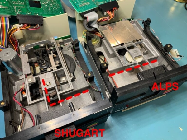 Identifying Shugart and Alps Drives 